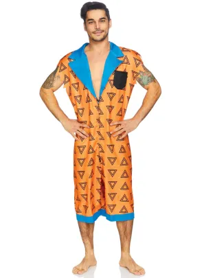 Bedrock Bro Mens Fred Flintstone Costume