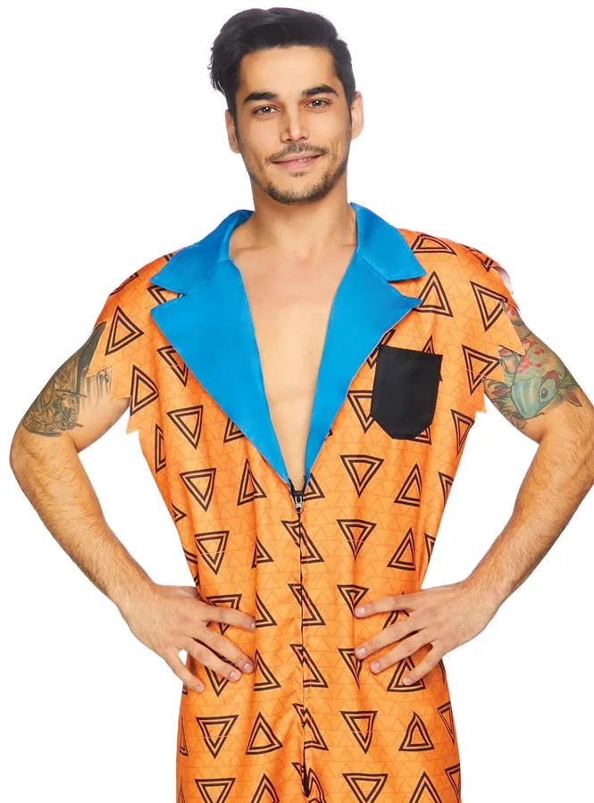Bedrock Bro Mens Fred Flintstone Costume