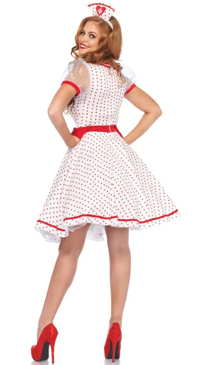 Bedside Betty Womens Retro Nurse Costume