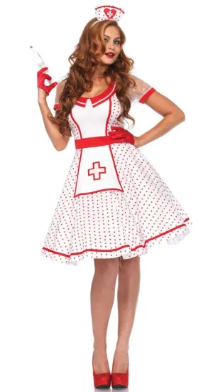 Bedside Betty Womens Retro Nurse Costume