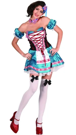 Beer Girl Womens Blue Oktoberfest Costume