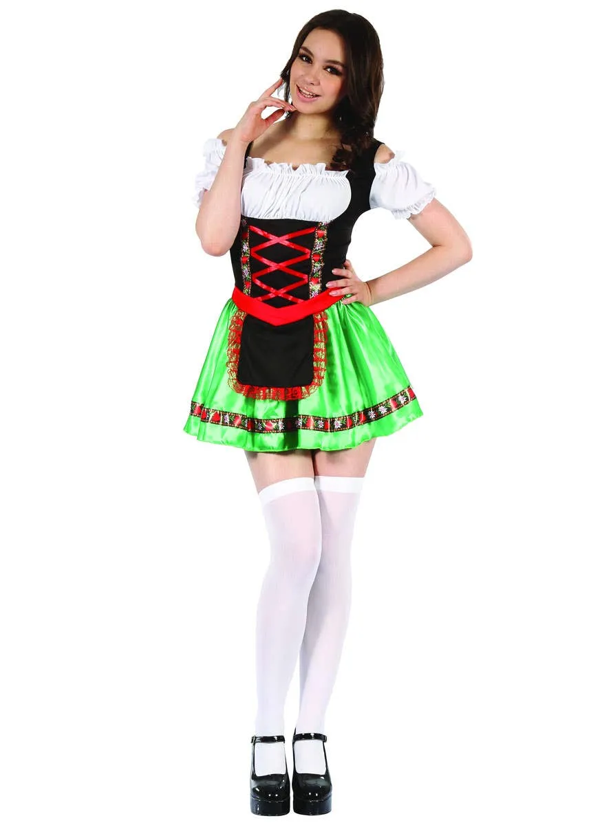 Beer Girl Womens Green Oktoberfest Costume