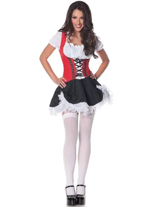 Beer Maiden Womens Cute Oktoberfest Costume