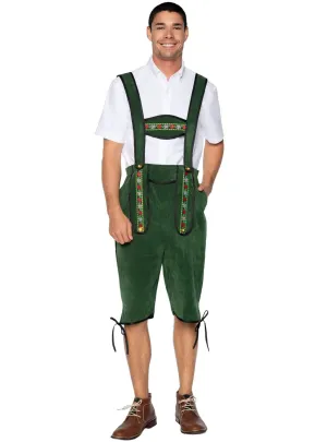 Beerfest Guy Green Oktoberfest Lederhosen Mens Costume
