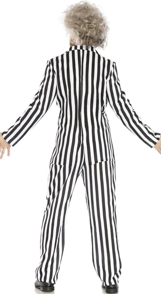 Beetle Boss Mens Beetlejuice Halloween Fancy Dress Costume