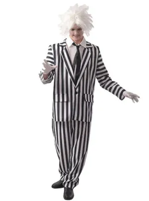 Beetlejuice Inspired Mens Halloween Costume
