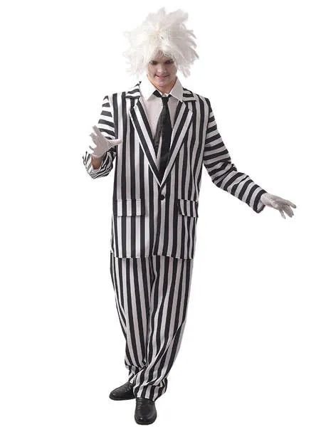 Beetlejuice Inspired Mens Halloween Costume