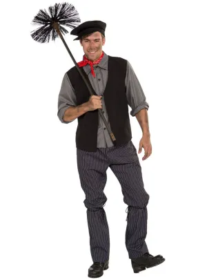 Bert Inspired Mens Victorian Chimney Sweep Costume