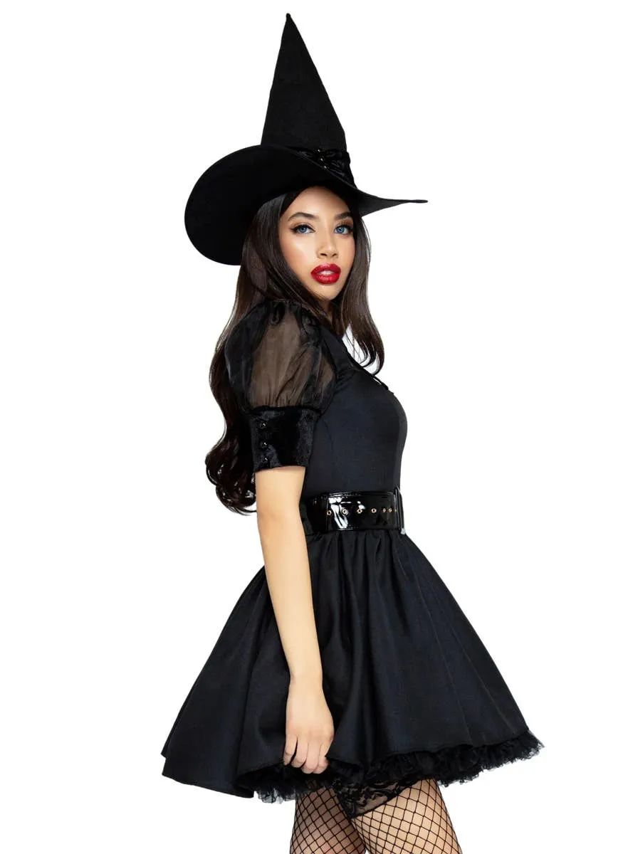 Bewitching Black Magic Witch Womens Halloween Costume