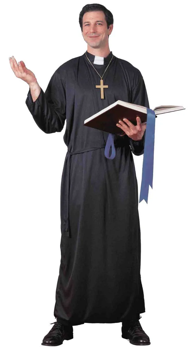 Bible Preacher Mens Priest Costume