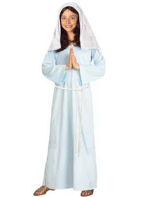 Biblical Mary Girls Nativity Dress Up Costume