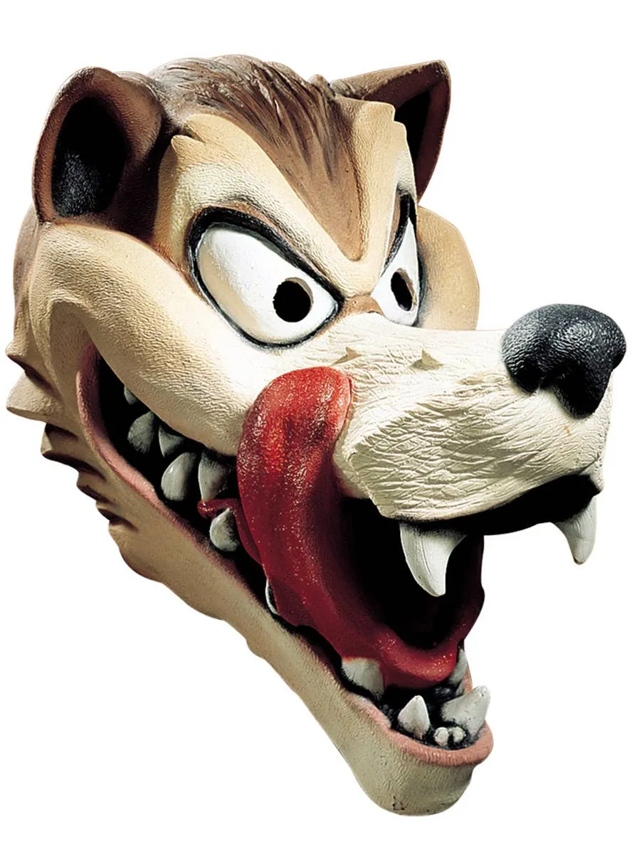 Big Bad Hungry Wolf Adults Latex Costume Mask
