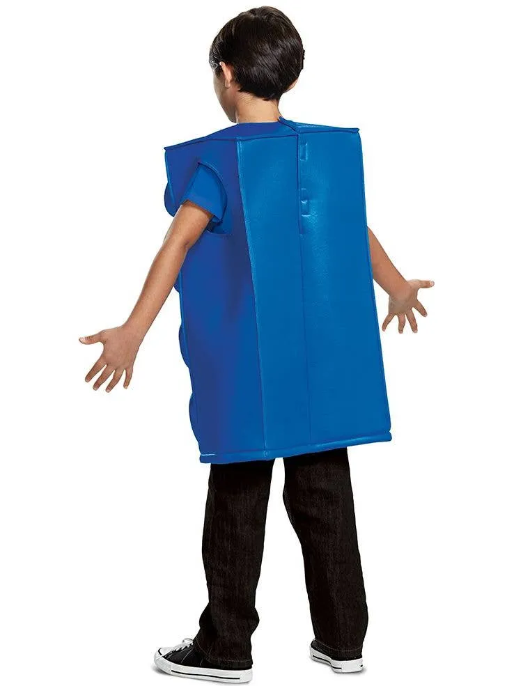 Big Blue Lego Brick Unisex Kids Book Week Costume
