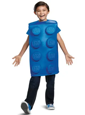 Big Blue Lego Brick Unisex Kids Book Week Costume
