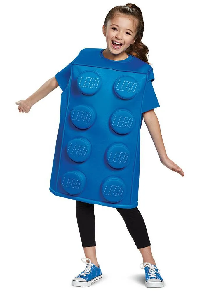 Big Blue Lego Brick Unisex Kids Book Week Costume