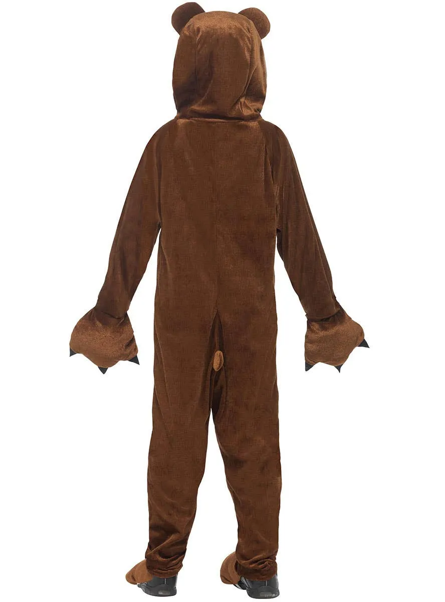 Big Brown Bear Boys Animal Onesie Costume