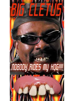 Big Cletus Novelty Misshapen Fake Teeth Accessory