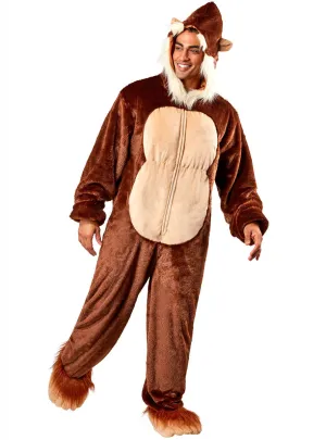 Big Foot Mens Deluxe Furry Onesie Costume