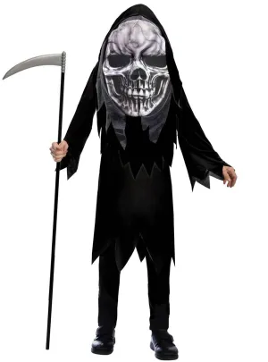 Big Head Grim Reaper Boys Halloween Costume