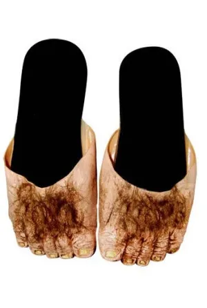 Big Ol' Hairy Feet Costume Shoes