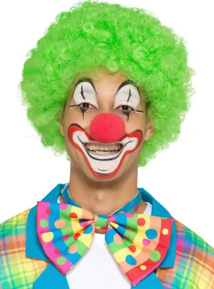 Big Top Clown Rainbow Polka Dot Bow Tie Costume Accessory