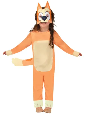 Bingo Kids Classic Orange Bluey Character Costume
