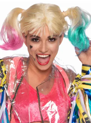Birds of Prey Harley Quinn Womens Blonde Costume Wig