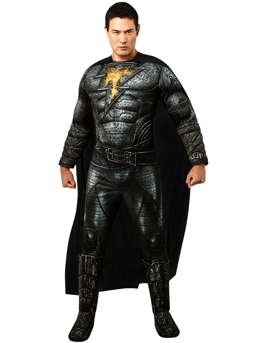 Black Adam Mens Deluxe Muscle Chest DC Character Costume