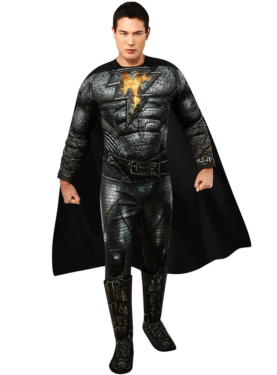 Black Adam Mens Deluxe Muscle Chest DC Character Costume