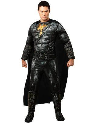 Black Adam Mens Deluxe Muscle Chest DC Character Costume