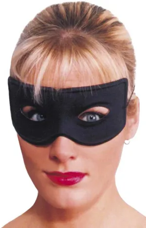 Black Bandit Adults Basic Zorro Mask