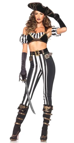 Black Beauty Pirate Sexy Womens Costume