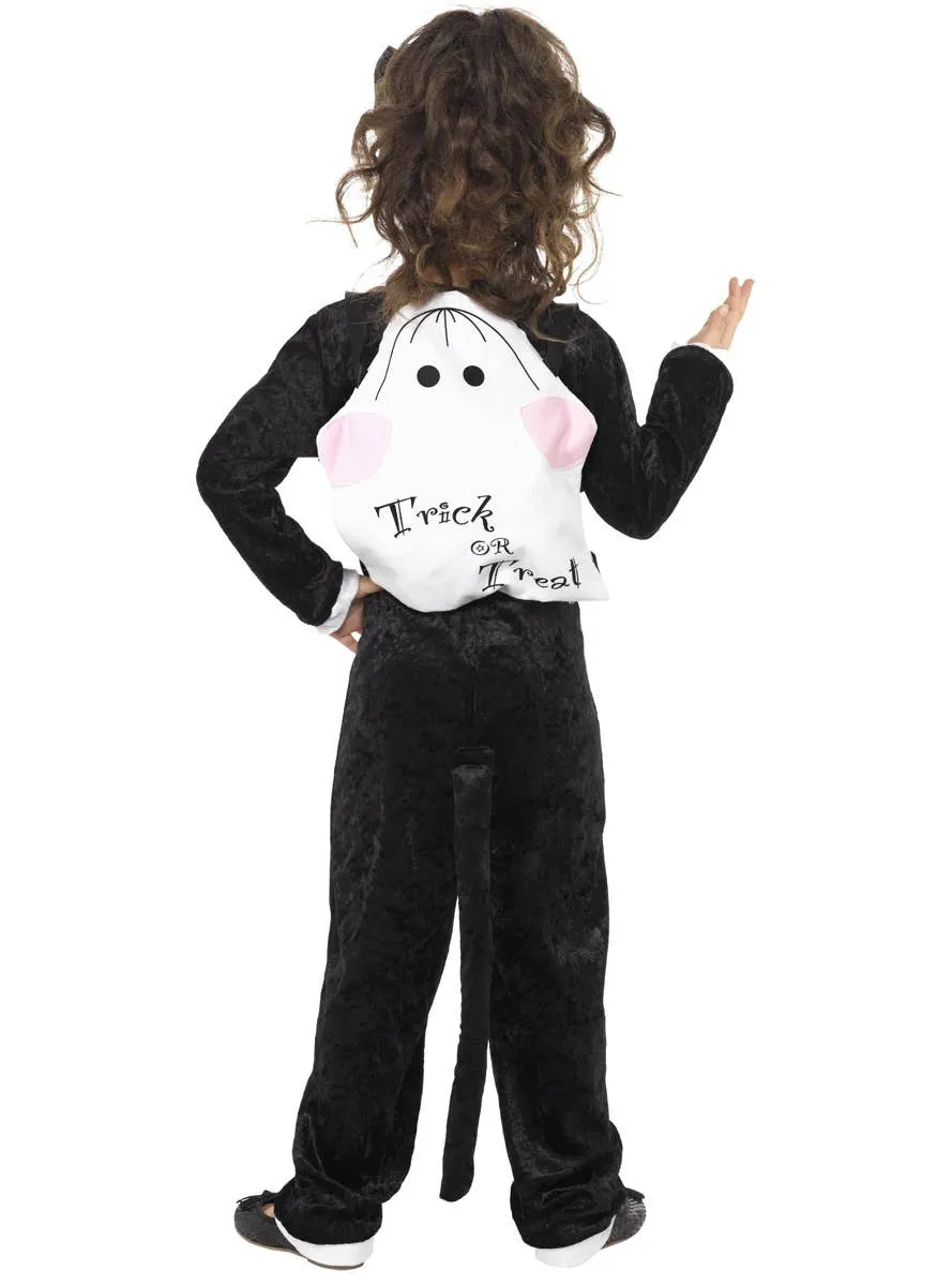Black Cat Girls Onesie Halloween Costume