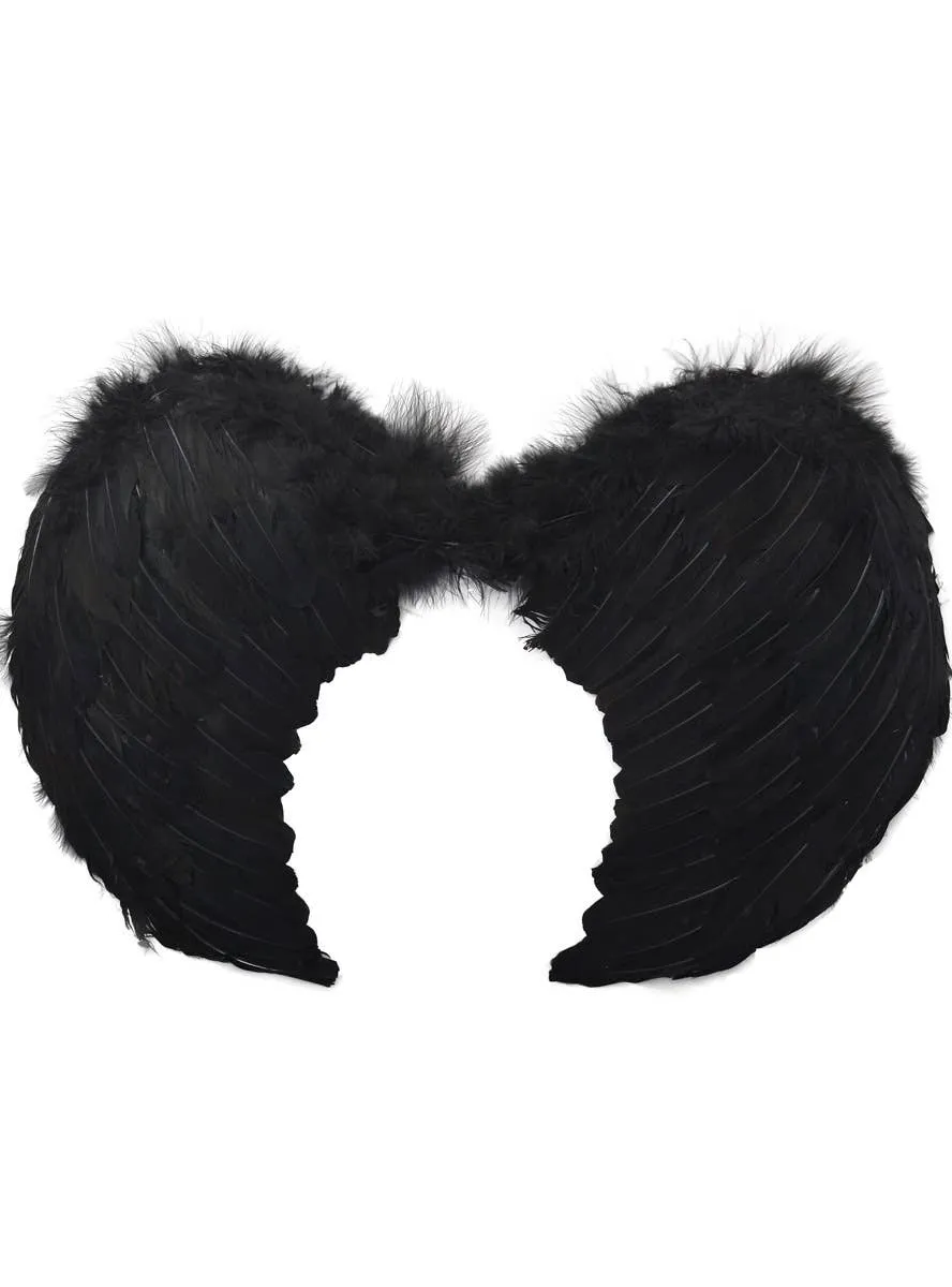 Black Feather Dark Angel Costume Wings