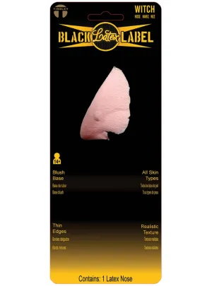 Black Label Latex Large Wart Witch Nose Prosthetic