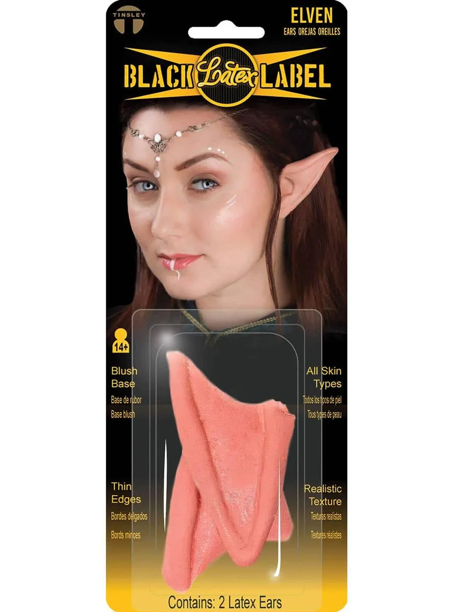 Black Label Latex Long Point Elven Ear Tips
