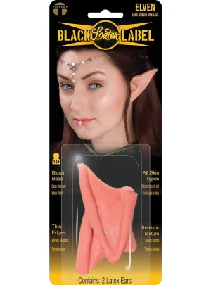 Black Label Latex Long Point Elven Ear Tips