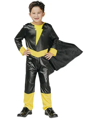 Black Lightning Hero Boys Dress Up Costume