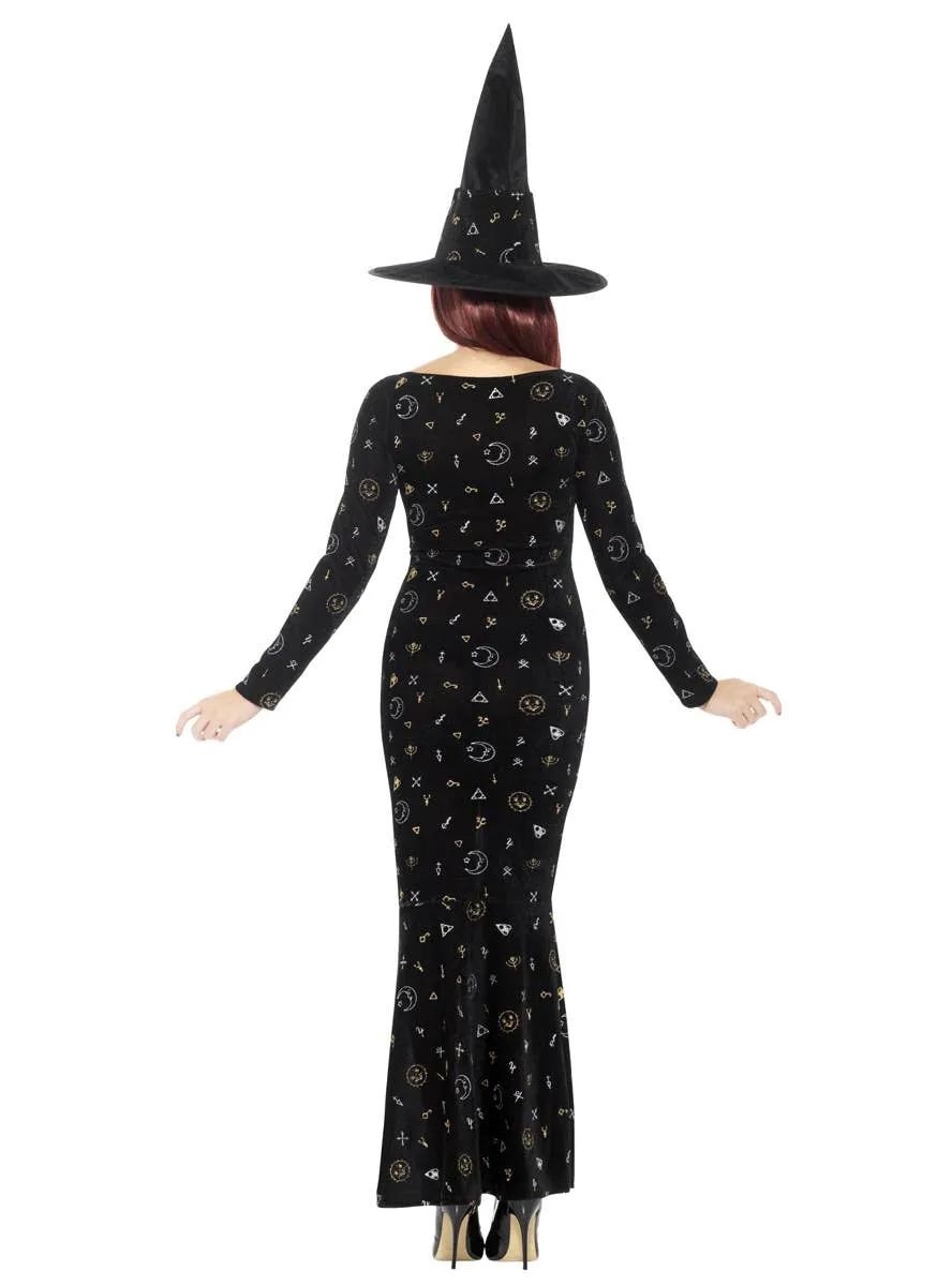 Black Magic Ouija Witch Womens Halloween Costume