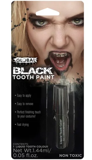 Black Out Tooth Rot Paint Costume Accessory