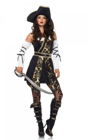 Black Sea Buccaneer Womens Pirate Costume