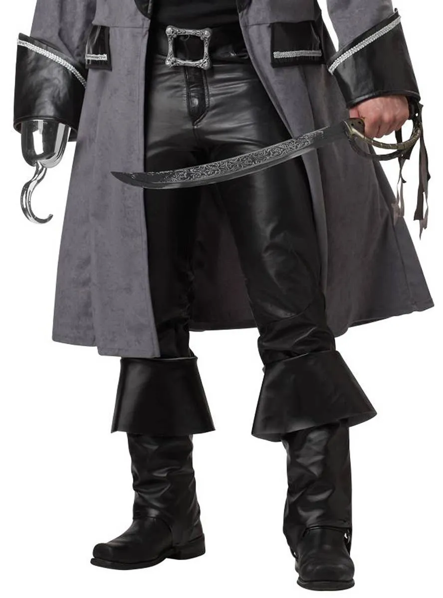 Blackbeard Mens Pirate Captain Dress Up Costume