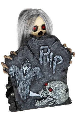 Blaine Rising From the Dead Animated Gravestone Decoration