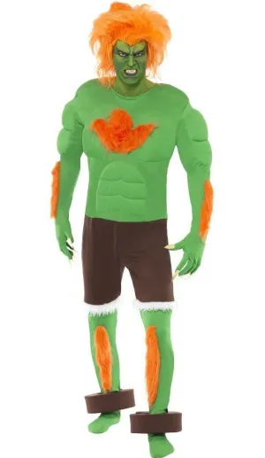 Blanka Street Fighter Mens Costume