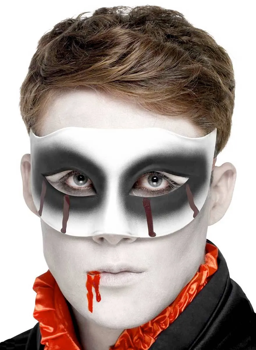 Bleeding Eyes Mens Halloween Masquerade Mask