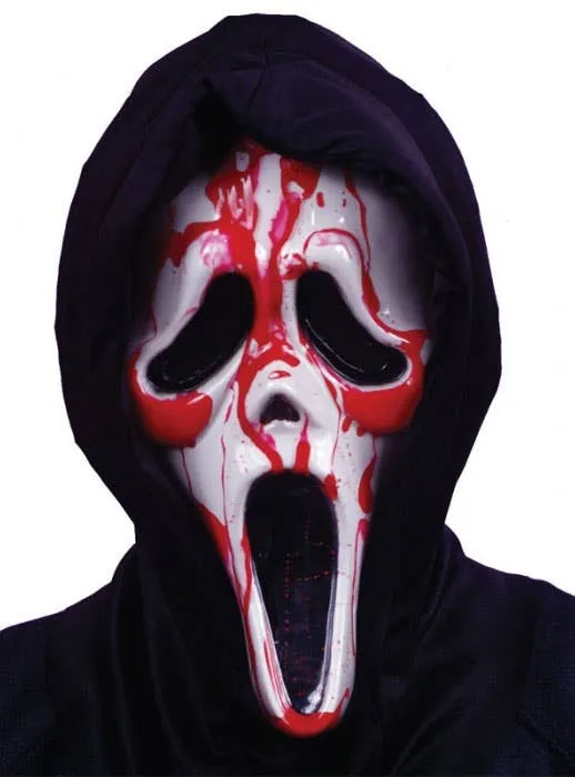 Bleeding Ghost Face Halloween Scream Mask