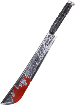 Blood Splattered 74cm Machete Costume Weapon