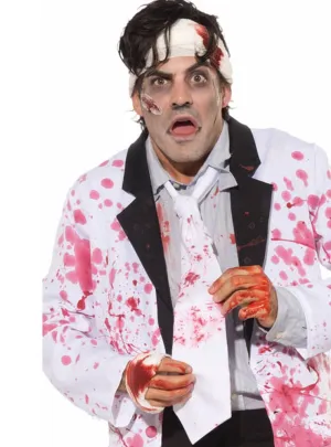 Blood Splattered Adults Zombie Tie
