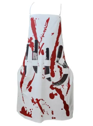 Blood Splattered Apron with Tools Halloween Costume Accessory