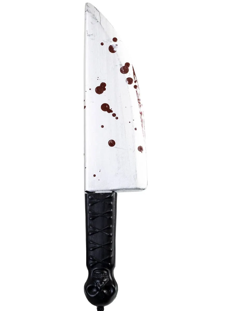 Blood Splattered Butchers Knife Costume Weapon